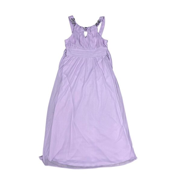 Rare Editions Girls 7 Formal Purple Dress Flower Girl Formal Fancy Party Organza - Picture 1 of 7